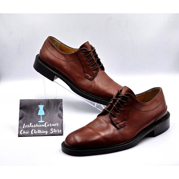 Cole Haan Mens Country Brown Leather Oxford Dress Shoes Sz 9D Made In Italy 2234 main image 5